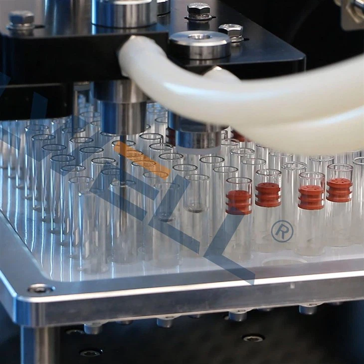 Riempimento di cartucce farmaceutiche anestetiche dentali
